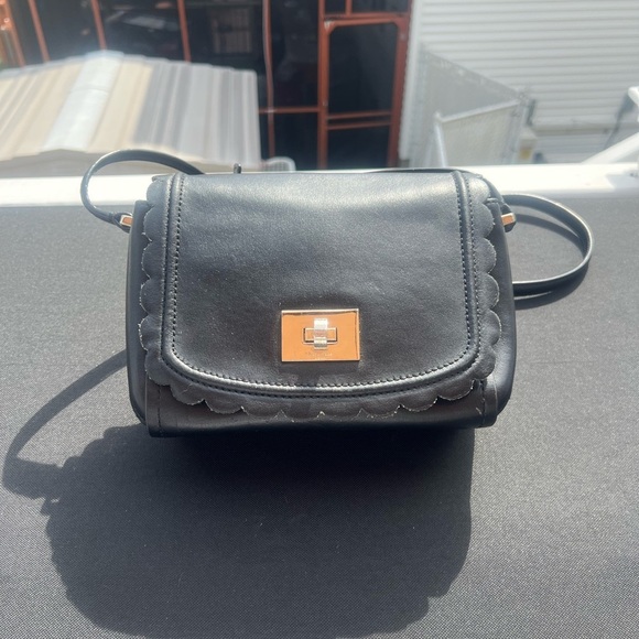 Kate Spade Black Leather Crossbody Bag - Picture 2 of 8